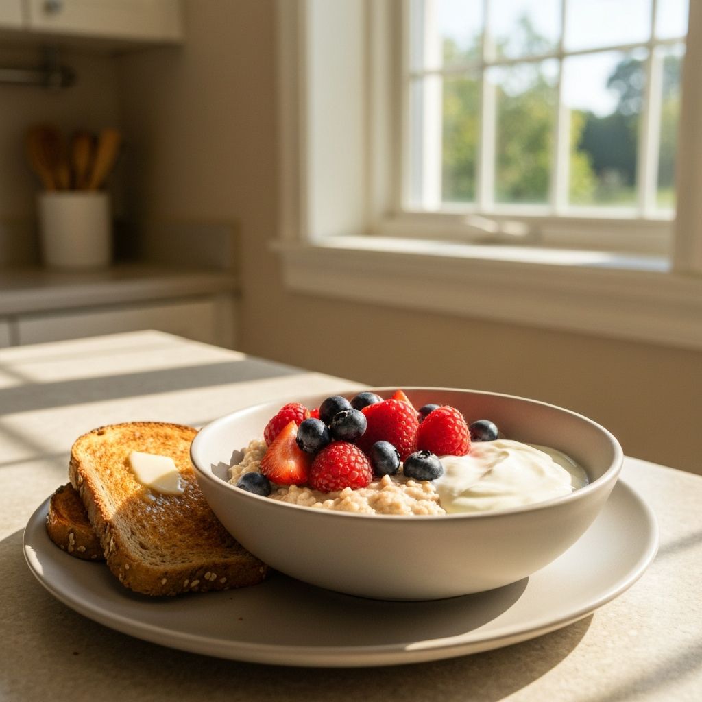 Frühstücksoptionen